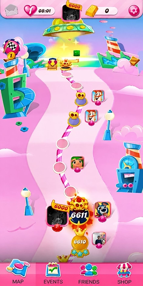 Candy Crush UI — 2021