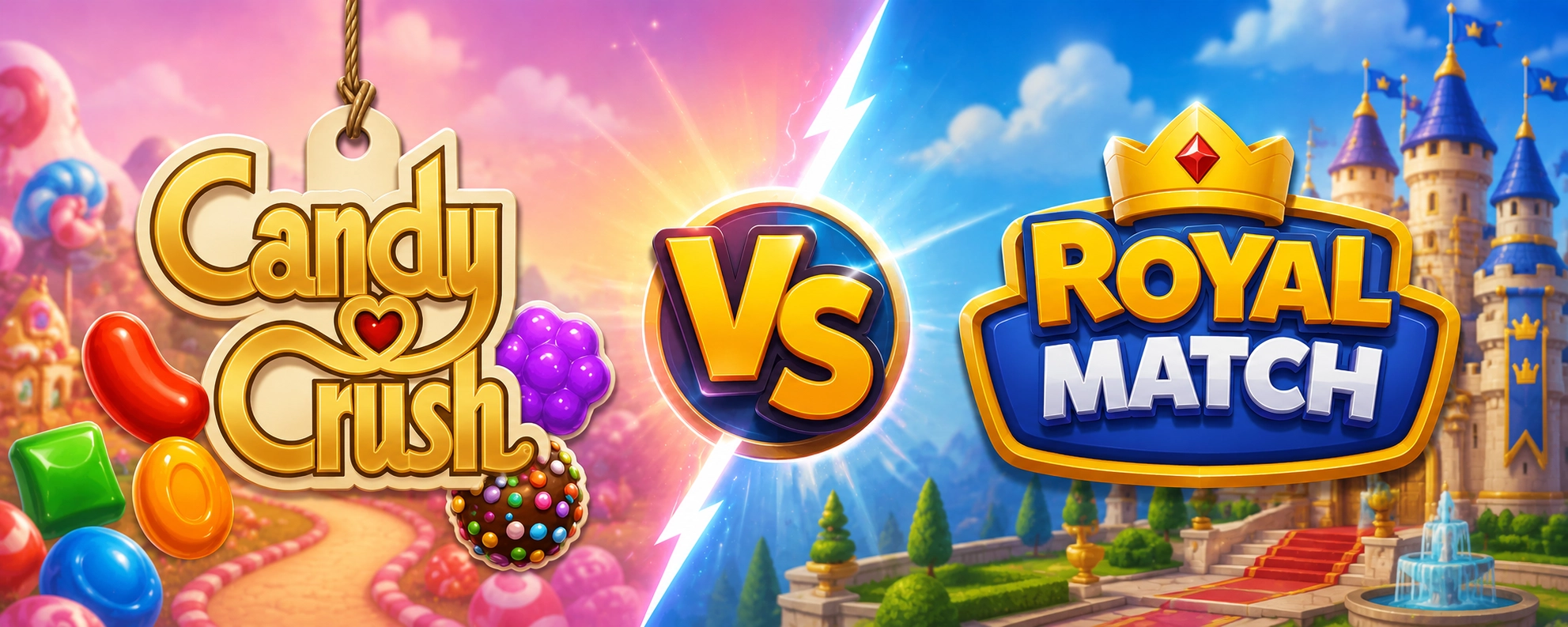 Royal Match vs Candy Crush